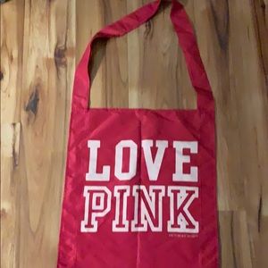 “Victoria secret” “pink”messenger bag #0057